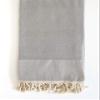 (BALTHAZAR & ROSE) RED Fouta: Herringbone Grey view 2