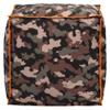 SITTING POINT only by MAGMA Sitzsack Cube Camouflage ca. 40x40 Oliv view 1