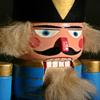 Laminated 24x35 inches High Quality Poster: Nutcracker Wood Figure Christmas Ore Mountains Decoration Craft Advent Tooth Holzfigur Grim Uniform Christmas Decoration Face Painted Wood Carving Christmas Time view 1