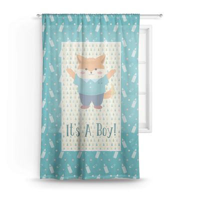 YouCustomizeIt Personalized Baby Shower Sheer Curtain - 50"x84"