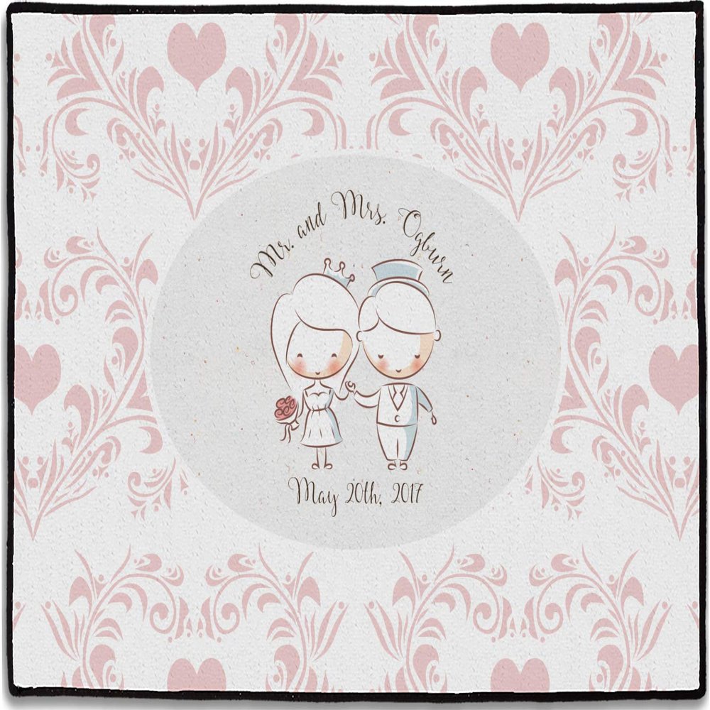 RNK Shops Personalized Wedding People Door Mat - 24"x18"