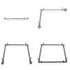 A&F Rod Dcor - Spin Multi-angle Room Divider/Bedroom Canopy/Ceiling Rod Adjustable 48-84 inch Three Sided - Antique Brass view 1