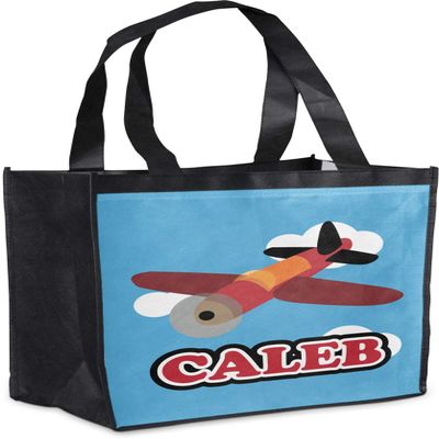 Personalized Airplane Grocery Bag