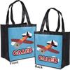 Personalized Airplane Grocery Bag view 4