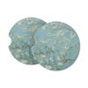 Almond Blossoms (Van Gogh) Sandstone Car Coasters - Set of 2 view 1