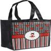 Personalized Ladybugs & Stripes Grocery Bag view 1