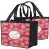 Personalized Coral Grocery Bag view 2