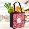 Personalized Coral Grocery Bag view 3
