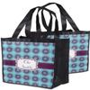Personalized Concentric Circles Grocery Bag view 2