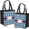 Personalized Concentric Circles Grocery Bag view 4