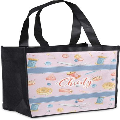 Personalized Sewing Time Grocery Bag