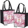Personalized Pink Camo Grocery Bag view 4