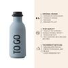 Design Letters To Go Water Bottle 17 Oz | Vintage Drinking Bottle Unbreakable | Milk Container Shape Bottle Leakproof, BPA/BPS Free, Drop Safe | Drinking Jar Bottles for Kid, Adult| Titan Water Bottle view 3