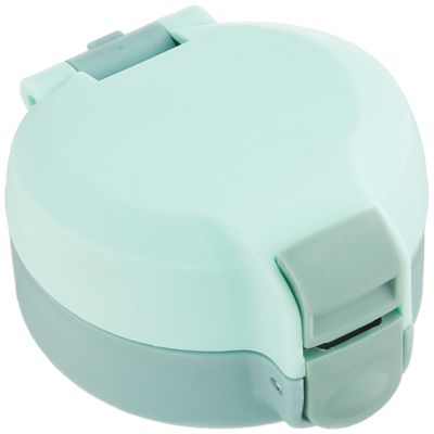 Wahei Freiz STM19-CU-GR Water Bottle, Cap Unit, One-Touch Stopper, Feather Slim Mug Bottle, Fortec Park, Green