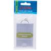Snapins Clear 2" x 2.875" Sparkle Photo Keychains - Pack of 25 view 1