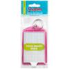 Snapins Hot Pink 2" x 2.875" Translucent Sparkle Photo Keychains - Pack of 25 view 1
