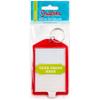 Snapins Red 2" x 2.875" Translucent Sparkle Photo Keychains - Pack of 25 view 2