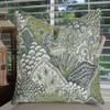 Thomas Collection Green Navy Greige Pillow - Green Dark Blue Taupe Spring Scenic Pillow -Designer Moss Modern Nature Pillow - Green Pillow, Made in US, 11422 view 2