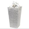 ARPAN Waste Paper Bin White Resin Plastic Strong Square Basket Storage Ideal for Home, Office, Hotels (White Square) view 3
