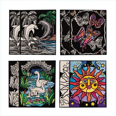 Velvet Art 3-D Posters (pack of 24)