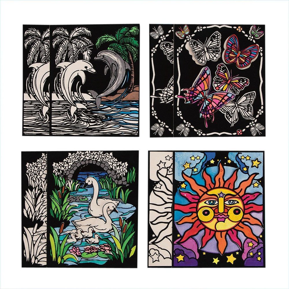 Velvet Art 3-D Posters (pack of 24)