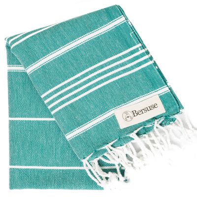 Bersuse Anatolia Bathroom Hand Towels - Premium Cotton Hand Towel for Face - Absorbent, Soft, Lightweight, Space-Saving, Quick-Drying Decorative Turkish Hand Towels - (Set of 12)