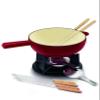 Beka Belledone Cast Iron Cheese Fondue Set, Red view 1