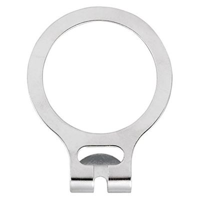 Garcia de Pou Antitheft Rings for Hanger in Box, 4.8 cm, Metal, Silver, 4.8 x 4.8 x 30 cm