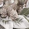K&K Interiors 51428A-WH Box of 24 White Glitter Pinecones view 3