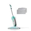Shark Steam Mop with 2 Machine Washable Dirt Grip Pads, Removable Water Tank, Lightweight, Steam Cleaner for sealed Hard Floors, Marble, Stone, Hardwood, Tile, Laminate, White/Seafoam, S1000 view 1