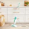 Shark Steam Mop with 2 Machine Washable Dirt Grip Pads, Removable Water Tank, Lightweight, Steam Cleaner for sealed Hard Floors, Marble, Stone, Hardwood, Tile, Laminate, White/Seafoam, S1000 view 4