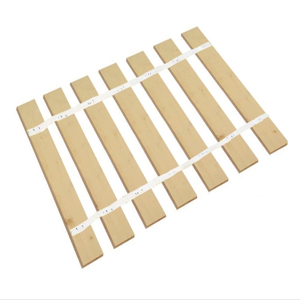 The Furniture Cove Made in The U.S.A.! Youth Size Custom Width Bed Slats with White Straps-Help Support Your Box Spring and Mattress (31" Wide)