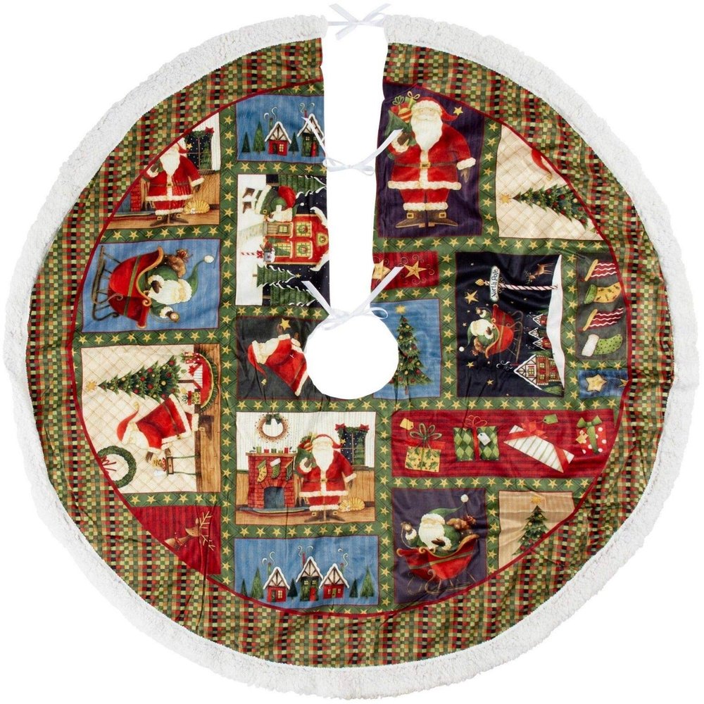 Debbie Mumm Winter Wonderlands Tree Skirt 48" (North Pole)
