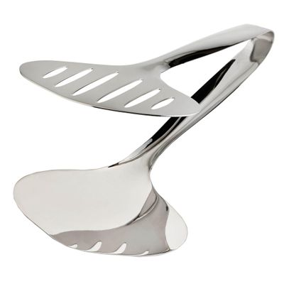 Browne Foodservice Eclipse Stainless Steel 12 Inch Wide Tongs