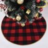Gireshome 42" Buffalo Check Plaid Christmas Tree Skirt Xmas Tree Decoration Merry Christmas Supplies Christmas Decoration / 10-15 Days DELIVERY view 1