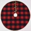 Gireshome 42" Buffalo Check Plaid Christmas Tree Skirt Xmas Tree Decoration Merry Christmas Supplies Christmas Decoration / 10-15 Days DELIVERY view 2