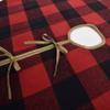 Gireshome 42" Buffalo Check Plaid Christmas Tree Skirt Xmas Tree Decoration Merry Christmas Supplies Christmas Decoration / 10-15 Days DELIVERY view 3
