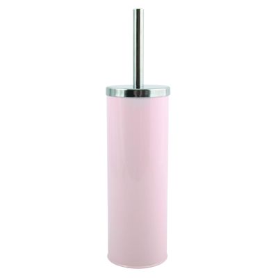 MSV Toilet Brush and Holder France Pastel Pink Metal