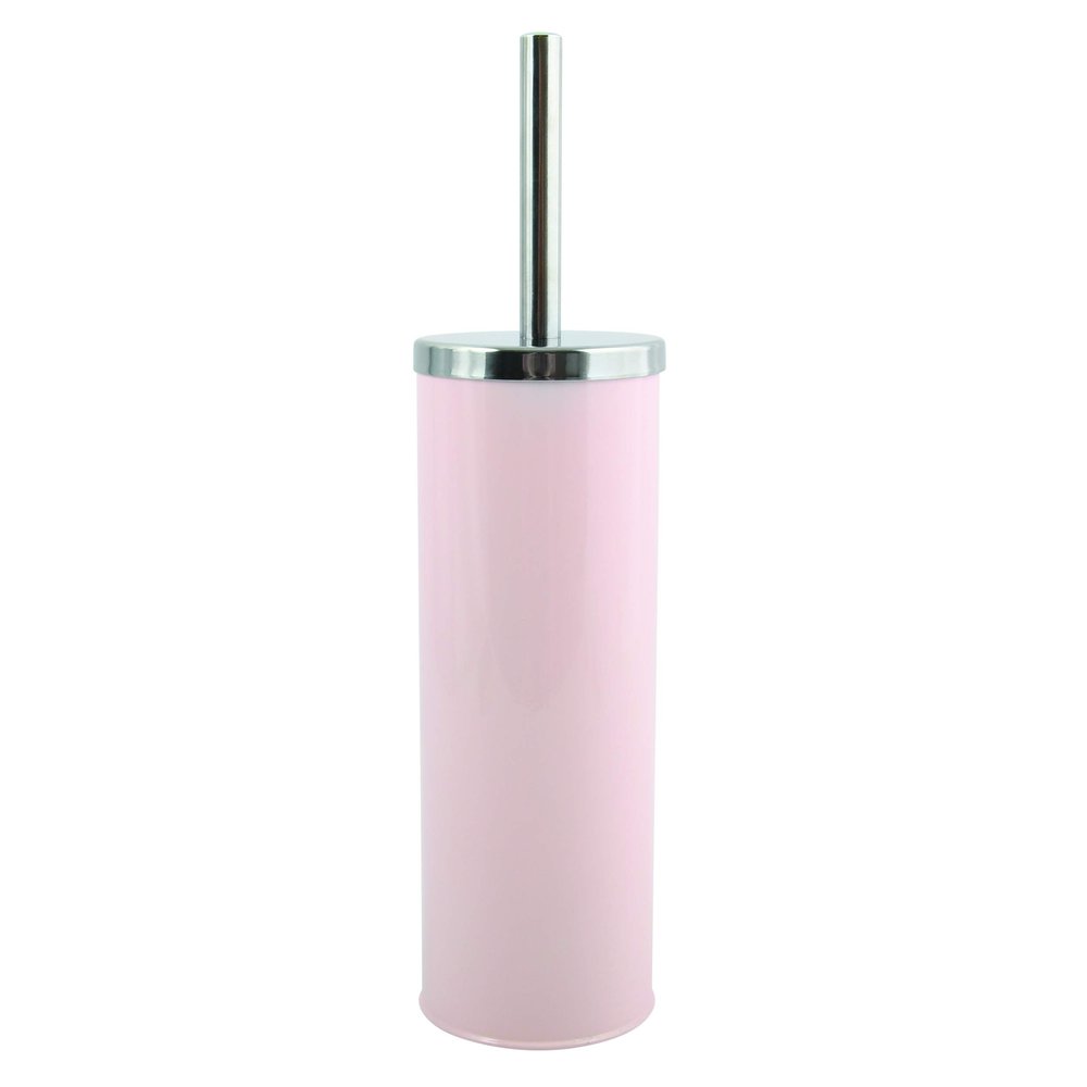 MSV Toilet Brush and Holder France Pastel Pink Metal