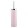 MSV Toilet Brush and Holder France Pastel Pink Metal view 1