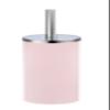 MSV Toilet Brush and Holder France Pastel Pink Metal view 2