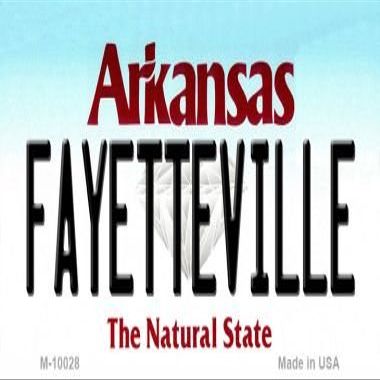 SMART BLONDE Fayetteville Arkansas State Magnet Novelty M-10028