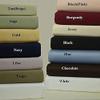 Royal Hotel Bedding Cotton Sheets, 4PC Bed Sheet Set, 100% Cotton, 300 Thread Count, Sateen Solid, Deep Pocket - Chocolate - King Size view 2
