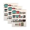 DII Swedish Dishcloths for Kitchen & Cleaning, Reusable, Machine Washable & Dishwasher Safe, Biodegradable, 7.75 x 6.75, Utensils, 3 Piece view 1