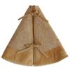 Gireshome 42" Boucle Velvet Border Christmas Tree Skirt Xmas Tree Decoration Merry Christmas Supplies Christmas Decoration view 2