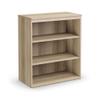 NBF 3 Shelf Bookcase - Office Bookcase with Laminate Finish - 82.5 lb Capacity Bookshelf for Office - Heavy Duty Bookcase with 2 Adjustable Shelves - 19" D x 36" W x 42.13" H, Gray view 1