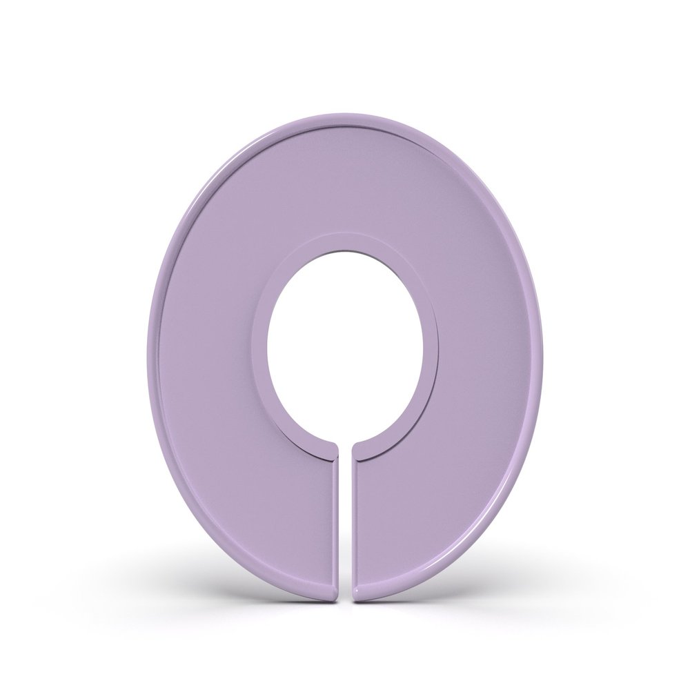 Discount Sizing Clothes Size Dividers, Clothing Rack Size Dividers Blank - (10, Violet)
