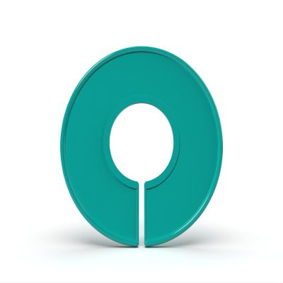 Discount Sizing Clothes Size Dividers, Clothing Rack Size Dividers Blank - (10, Teal)