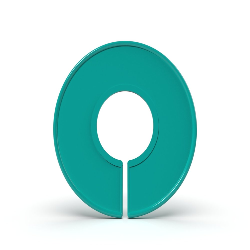 Discount Sizing Clothes Size Dividers, Clothing Rack Size Dividers Blank - (10, Teal)