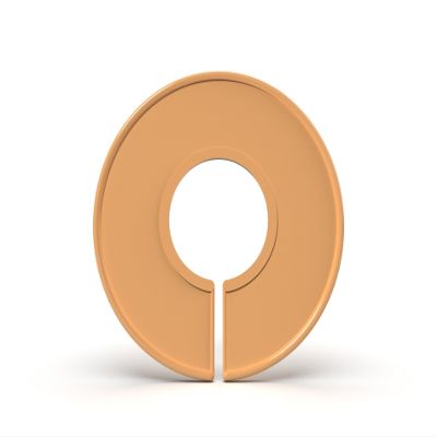 Discount Sizing Clothes Size Dividers, Clothing Rack Size Dividers Blank - (10, Pale Orange)